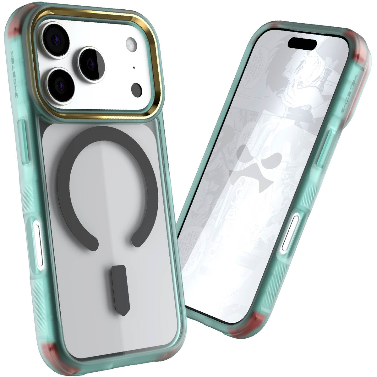 iPhone 18 Pro Case Teal Clear MagSafe Protective Phone Cover Shockproof Magnetic Mag Safe Slim Thin