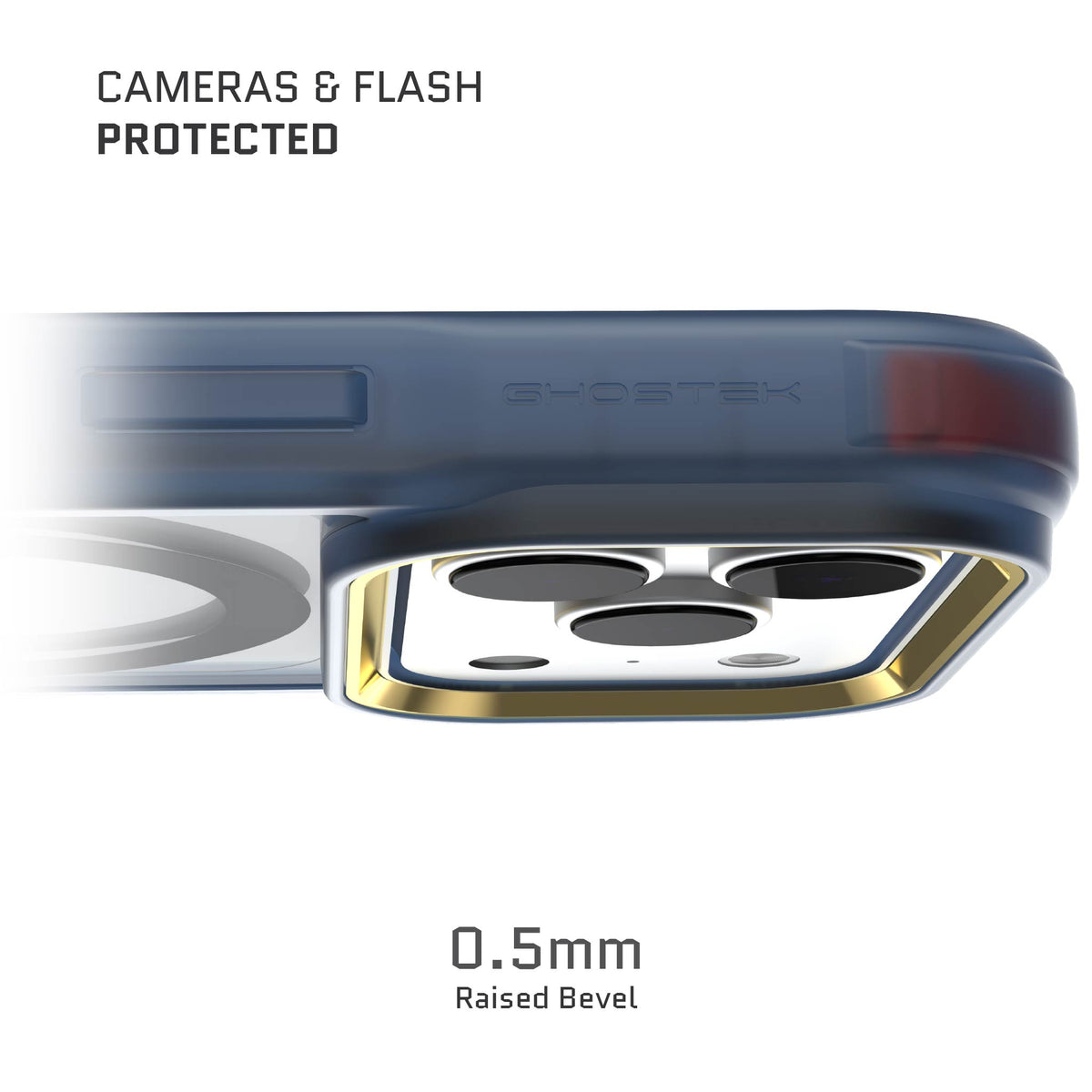 iPhone 18 Pro Case Blue Clear MagSafe Protective Phone Cover Shockproof Magnetic Mag Safe Slim Thin