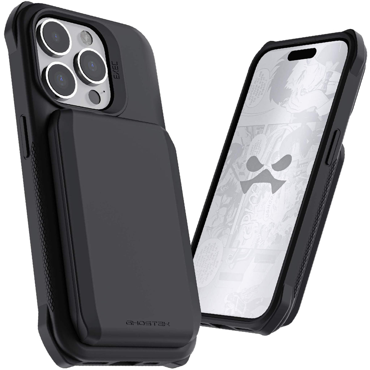 iPhone 15 Pro Wallet Case Black