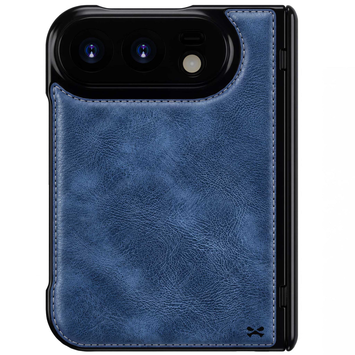 iPhone Duo Blue Leather Case with Screen Protector and MagSafe Magnetic
