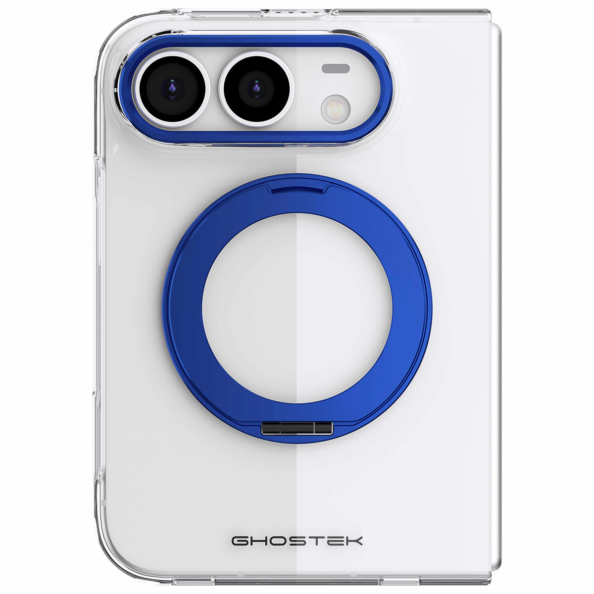 iPhone Duo Clear Case MagSafe Kickstand Blue
