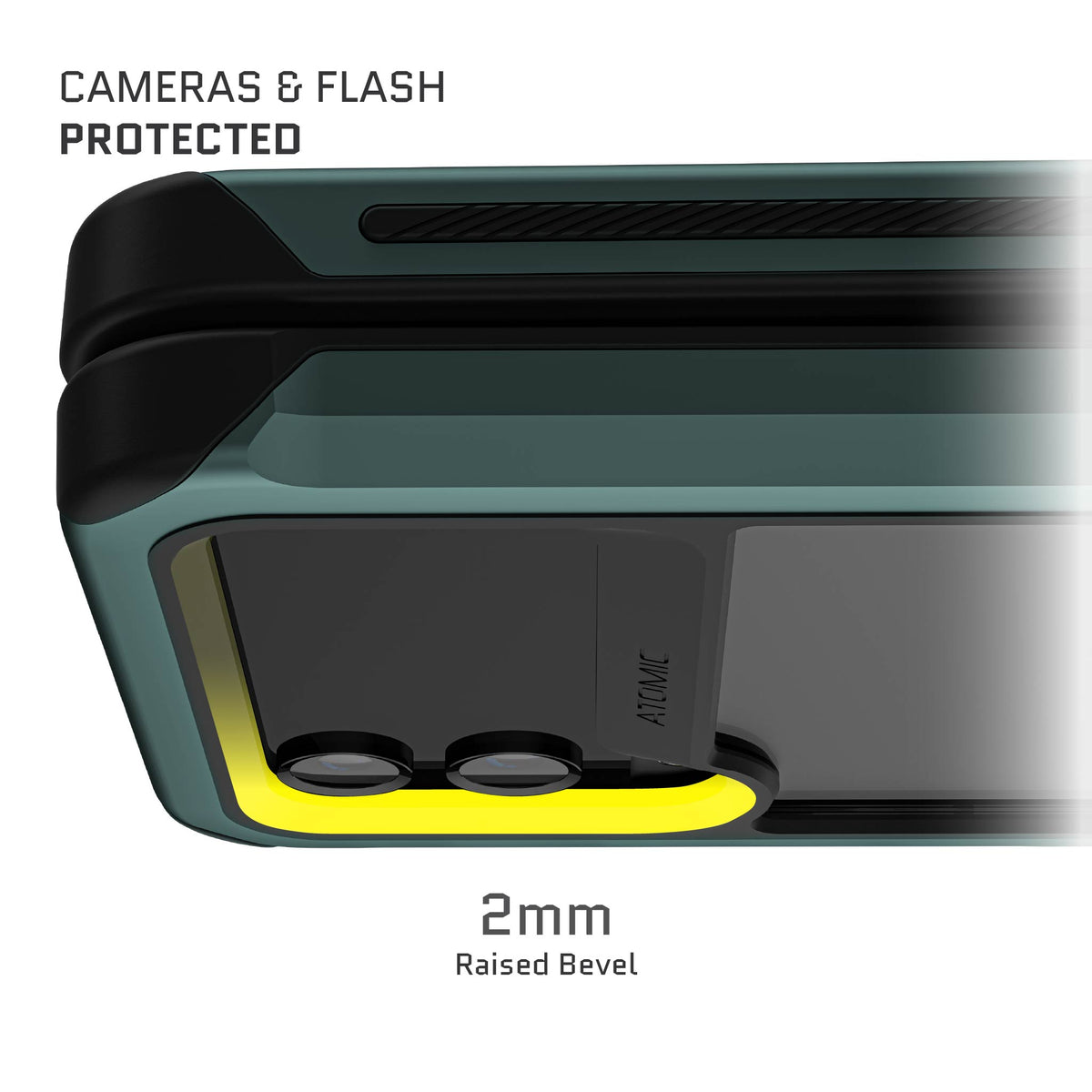 Samsung Galaxy ZFlip4 Case Green Metal