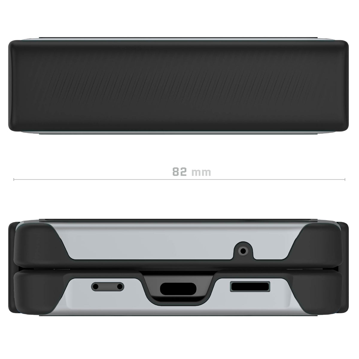 Flip 4 Case Silver Clear