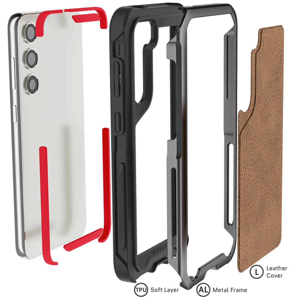 Samsung Galaxy S23+ Case Gunmetal