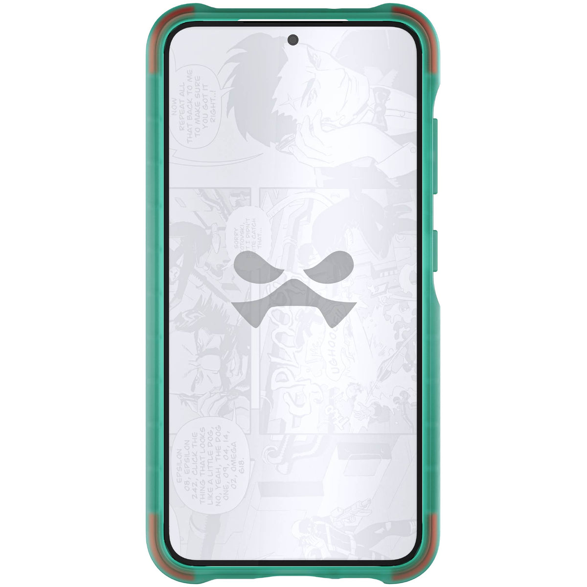 Samsung S23 Teal Case Clear