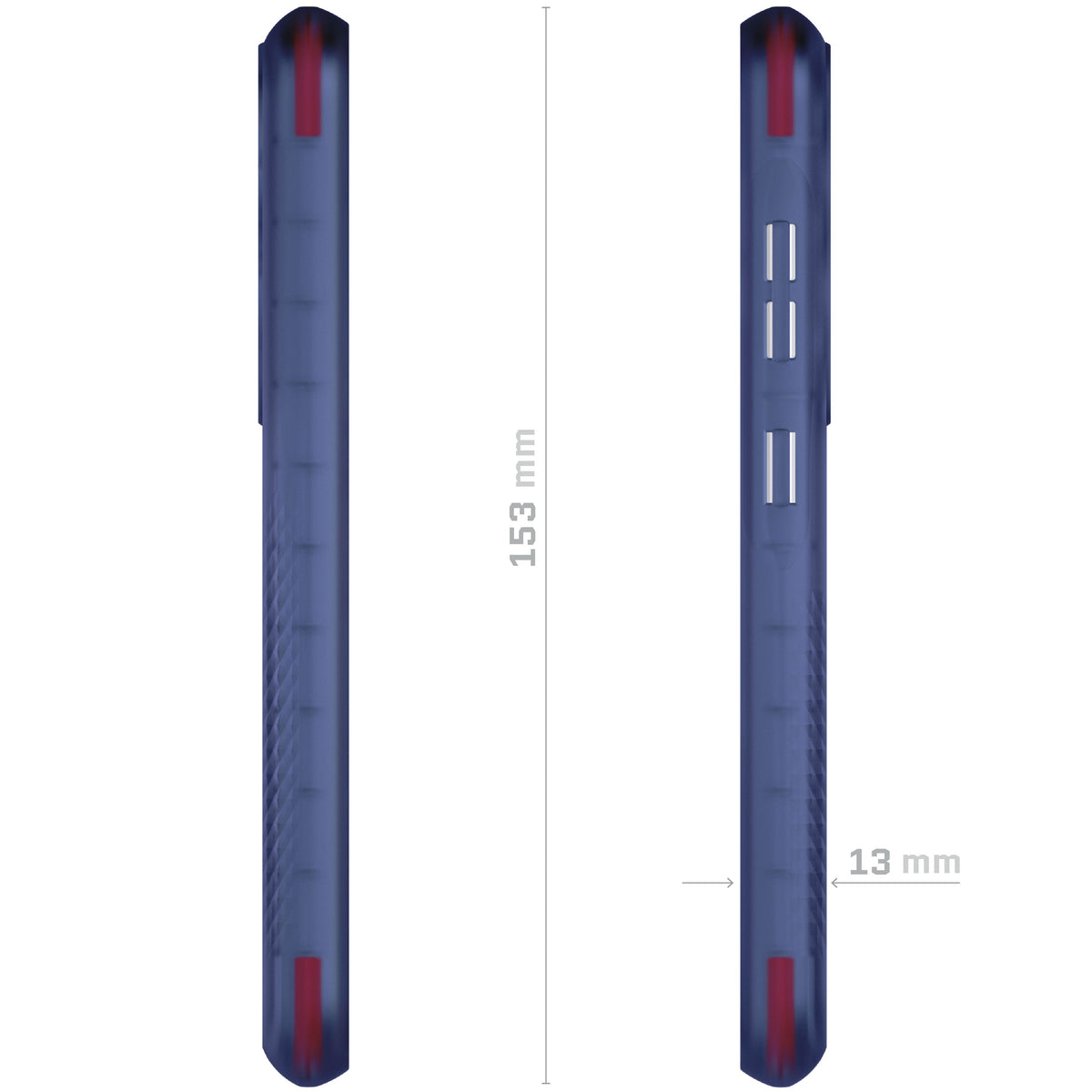 Galaxy S23 Blue Case Clear