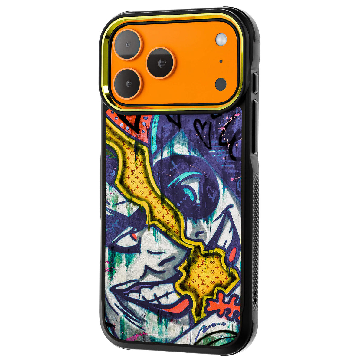 iPhone 18 Pro Max Case Joker & Harley Quinn Mad Love x Louis Vuitton Collab Artwork Phone Cover MagSafe Doped Out M Artist