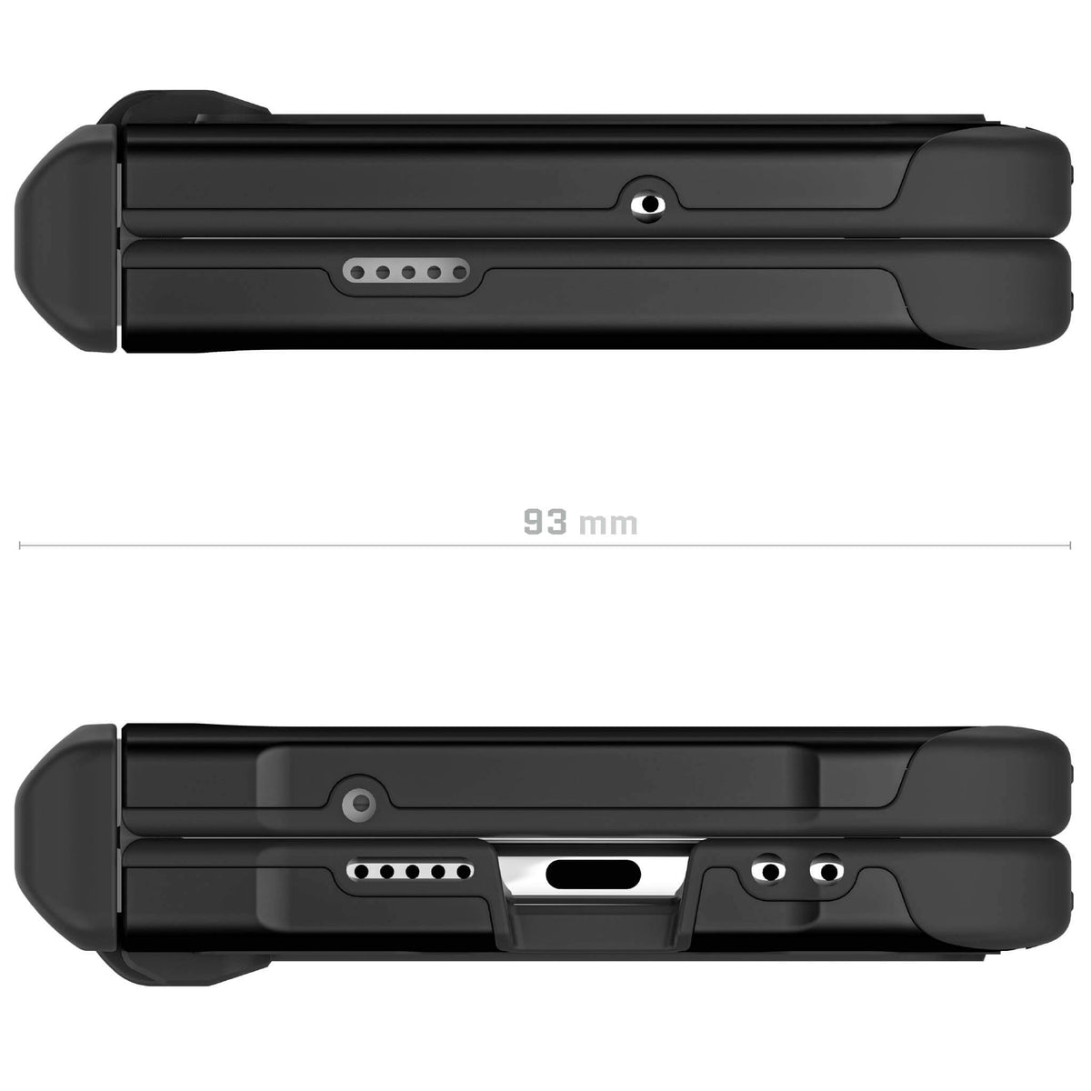 Google Pixel Fold Case Black Heavy Duty