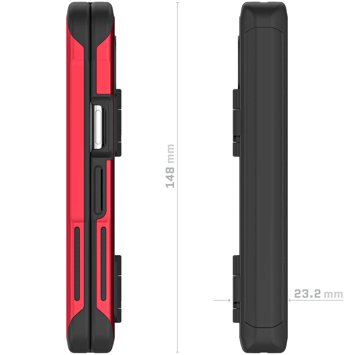 Pixel Fold Case Red