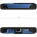 iPhone 16 Pro MagSafe Protective Phone Case Aramid Carbon Fiber Blue Metal Aluminum Cover