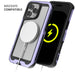 MagSafe iPhone 16 Pro Max Case Clear Purple Metal