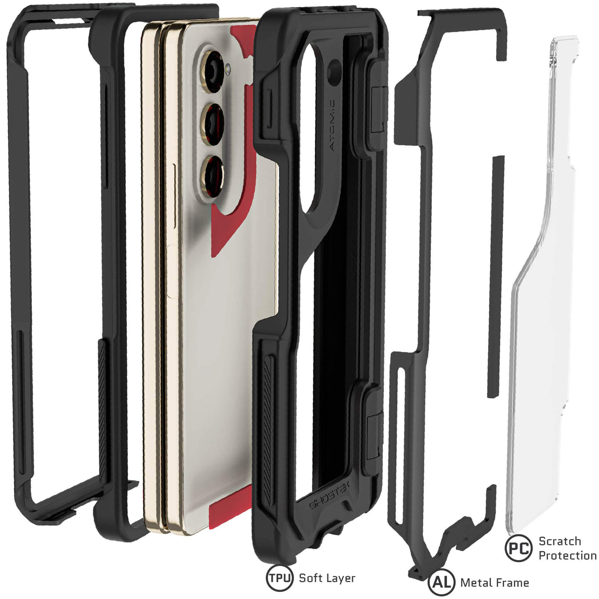 Samsung Z Fold 5 Case Black