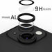 Apple iPhone 15 Camera Lens Protector Tempered Glass Black