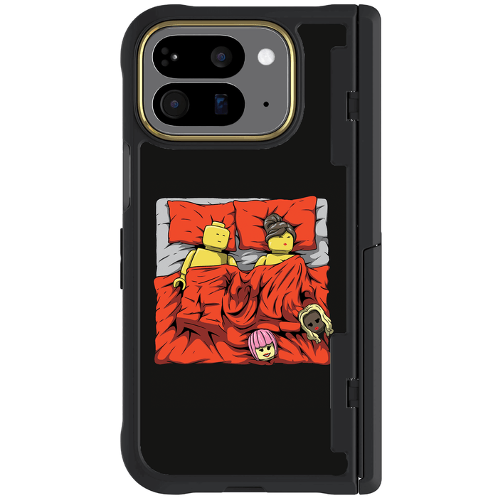 Pixel 10 Pro Fold Sleeping Together Brick Edition by RX Strip Artist Artwork Protective Phone Case Limited Edition Collab Cover