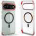 Pixel 11 Pro XL Case Clear MagSafe Magnetic Ring Protective Phone Cover Matte