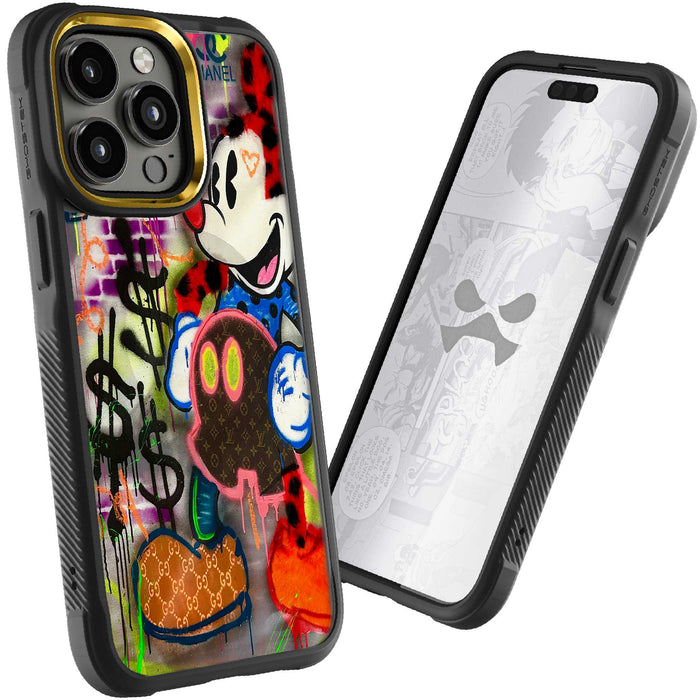 Apple iPhone 15 Pro Max Mickey Mouse Plush Fashion Case