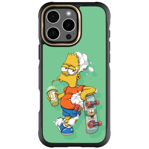 Apple iPhone 16 Pro Max DECONSTRUCTED BART by Dhani Barragán Artist Artwork Protective Phone Case Limited Edition Collab Cover