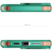 Apple iPhone 16 Pro Max Clear Teal Protective Phone Case MagSafe Silicone Gel Cover Magnetic