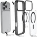 iPhone 17 Pro Max Case Smoke Matte MagSafe Protective Phone Cover Shockproof