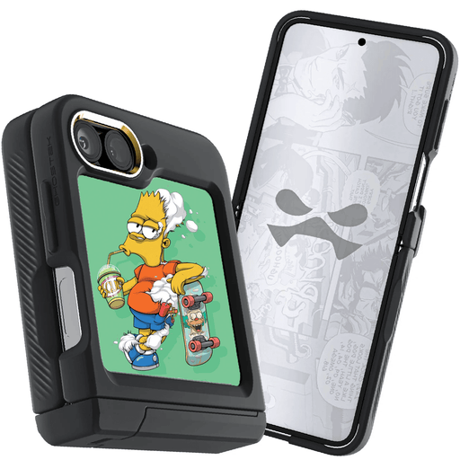 Samsung Galaxy Z Flip 6 DECONSTRUCTED BART by Dhani Barragán Artist Artwork Protective Phone Case Limited Edition Collab Cover