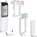 Samsung Galaxy Z Flip 6 Clear Protective Phone Case with Kickstand