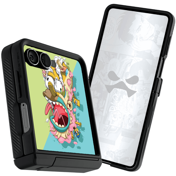 Samsung Galaxy Z Flip 7 DECONSTRUCTED YINYÁNG by Dhani Barragán Artist Artwork Protective Phone Case Limited Edition Collab Cover