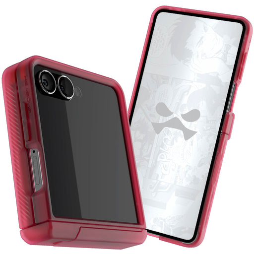 Galaxy Flip7 Case Red Protective Phone Cover Magnetic MagSafe Kickstand