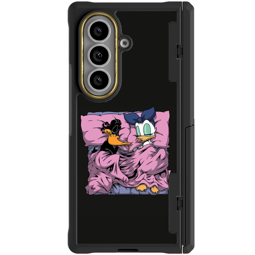 Galaxy Z Fold 7 Sleeping Together Plastic Edition by RX Strip Artist Artwork Protective Phone Case Limited Edition Collab Cover