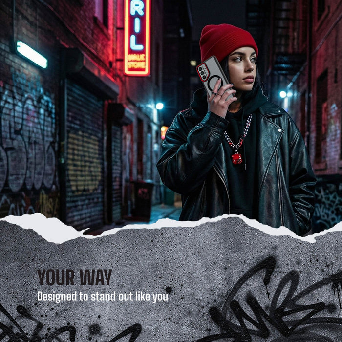 Samsung Galaxy S26 Plus Case Clear MagSafe Protective Phone Cover Magnetic Ring Shockproof Premium Smoke