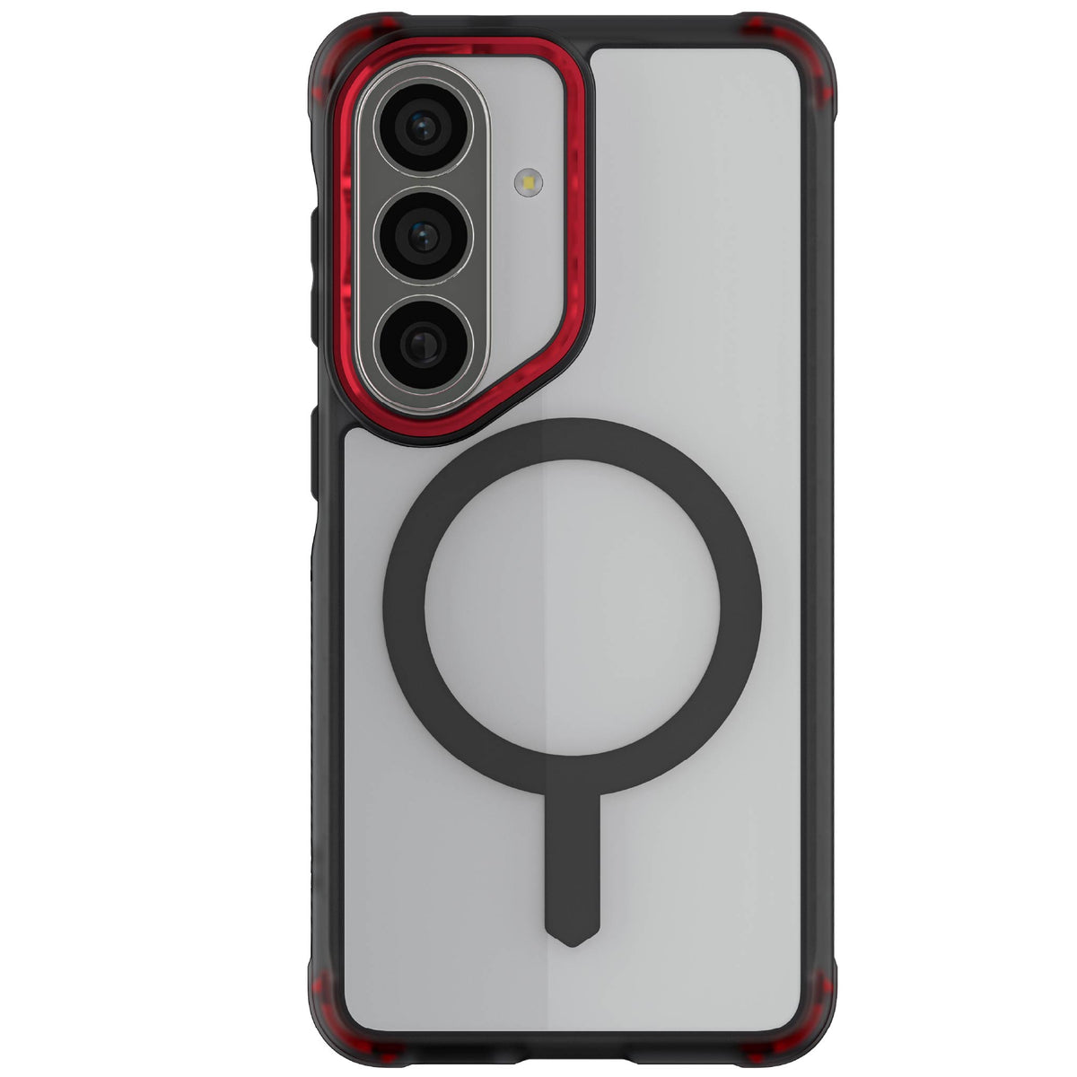 Galaxy S26 Case Clear Smoke MagSafe Protective Phone Cover Magnetic Ring Shockproof Premium