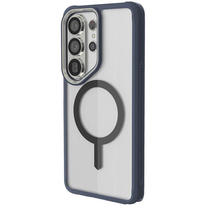 Galaxy S26 Ultra Clear Case MagSafe Protective Phone Cover Magnetic Ring Shockproof Premium Blue Matte