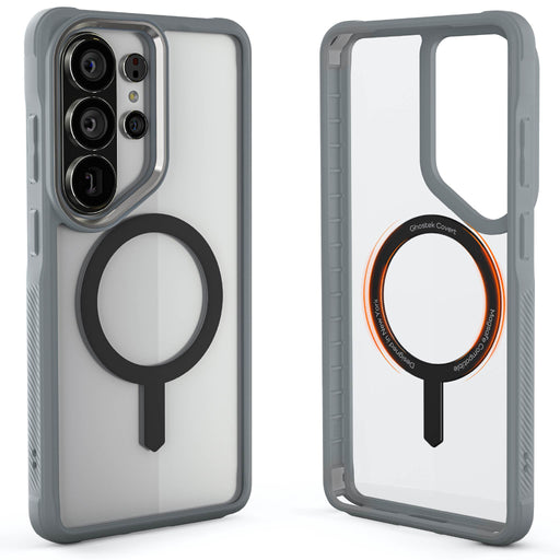 Galaxy S26 Ultra Clear Case MagSafe Protective Phone Cover Magnetic Ring Shockproof Premium Cool Gray