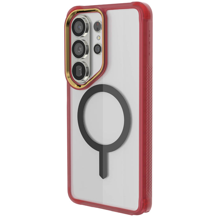 Galaxy S26 Ultra Clear Case MagSafe Protective Phone Cover Magnetic Ring Shockproof Premium Red Limited Edition