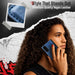 Samsung Galaxy Z Fold 8 Case Leather Blue MagSafe Magnetic Hinge Cover