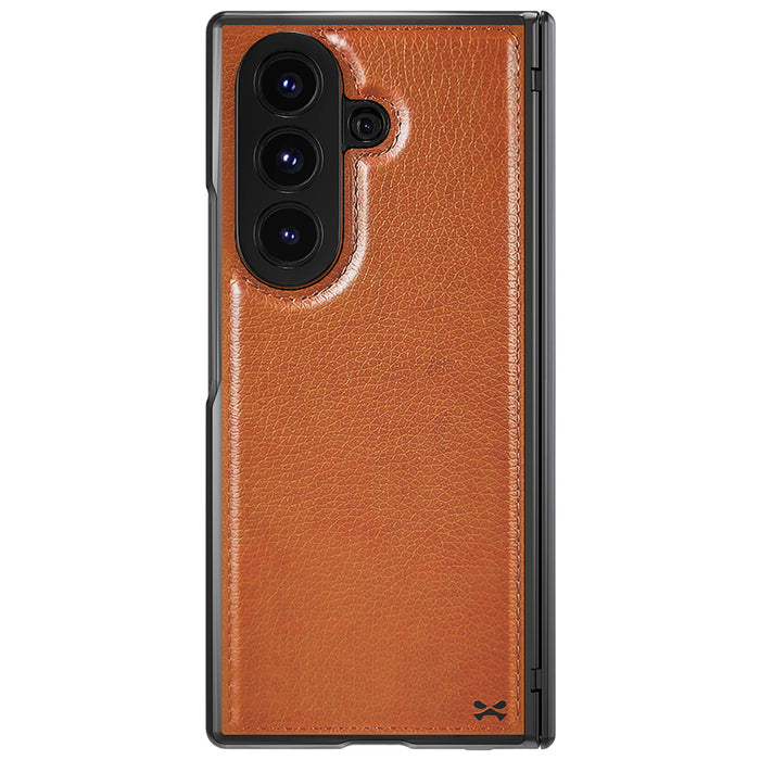 Samsung Galaxy Z Fold 7 Case Leather Brown with MagSafe