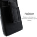 Apple iPhone 15 Plus Heavy Duty Case with Holster Belt Clip and Kickstand