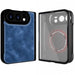 iPhone Duo Blue Leather Case with Screen Protector