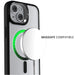 MagSafe Apple iPhone 15 Camera Kickstand Phone Cases Black