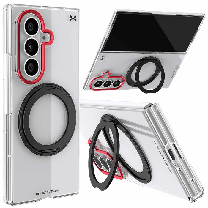 Galaxy Fold 8 Ultra Case Red MagSafe Kickstand