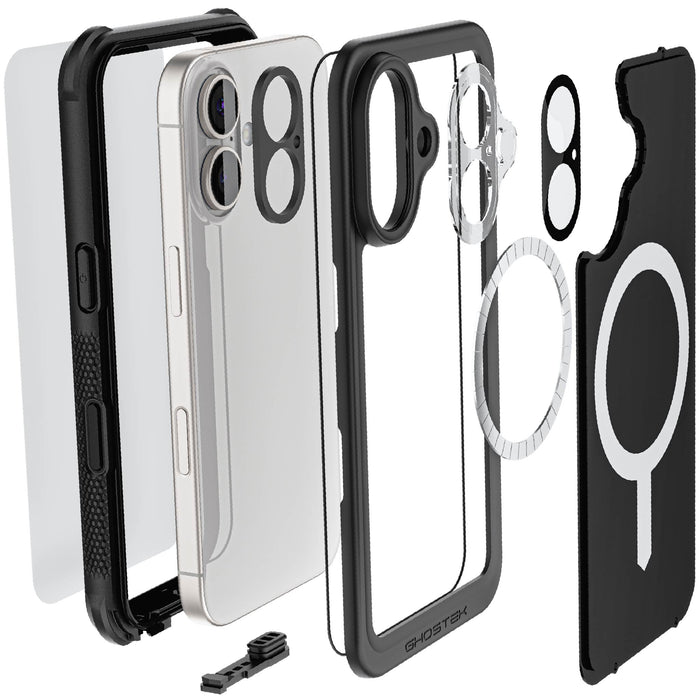 Waterproof iPhone 16 Pro Max Case with Holster GHOSTEK