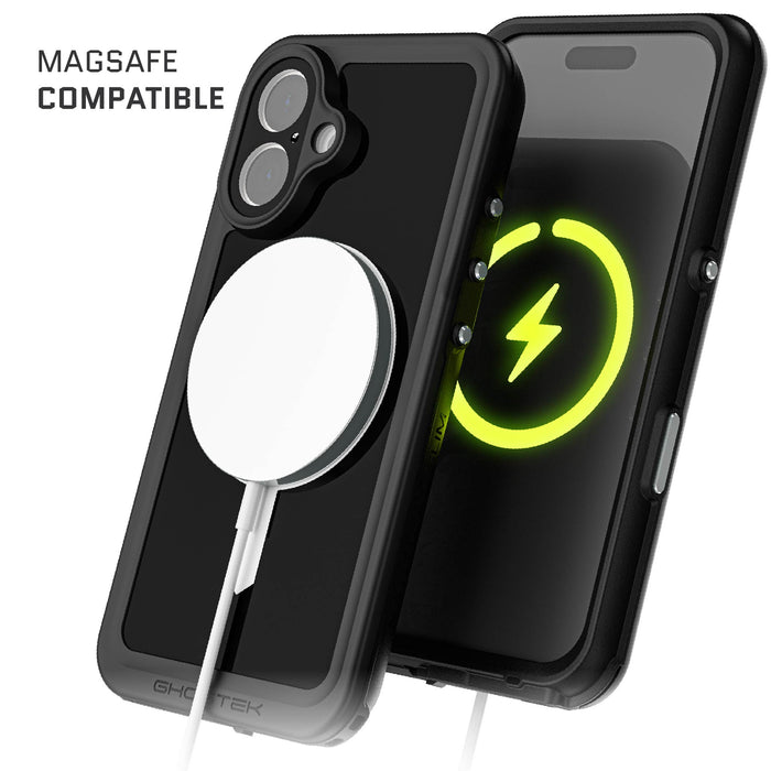 Apple iPhone 16 Waterproof MagSafe Phone Case with Screen Protector