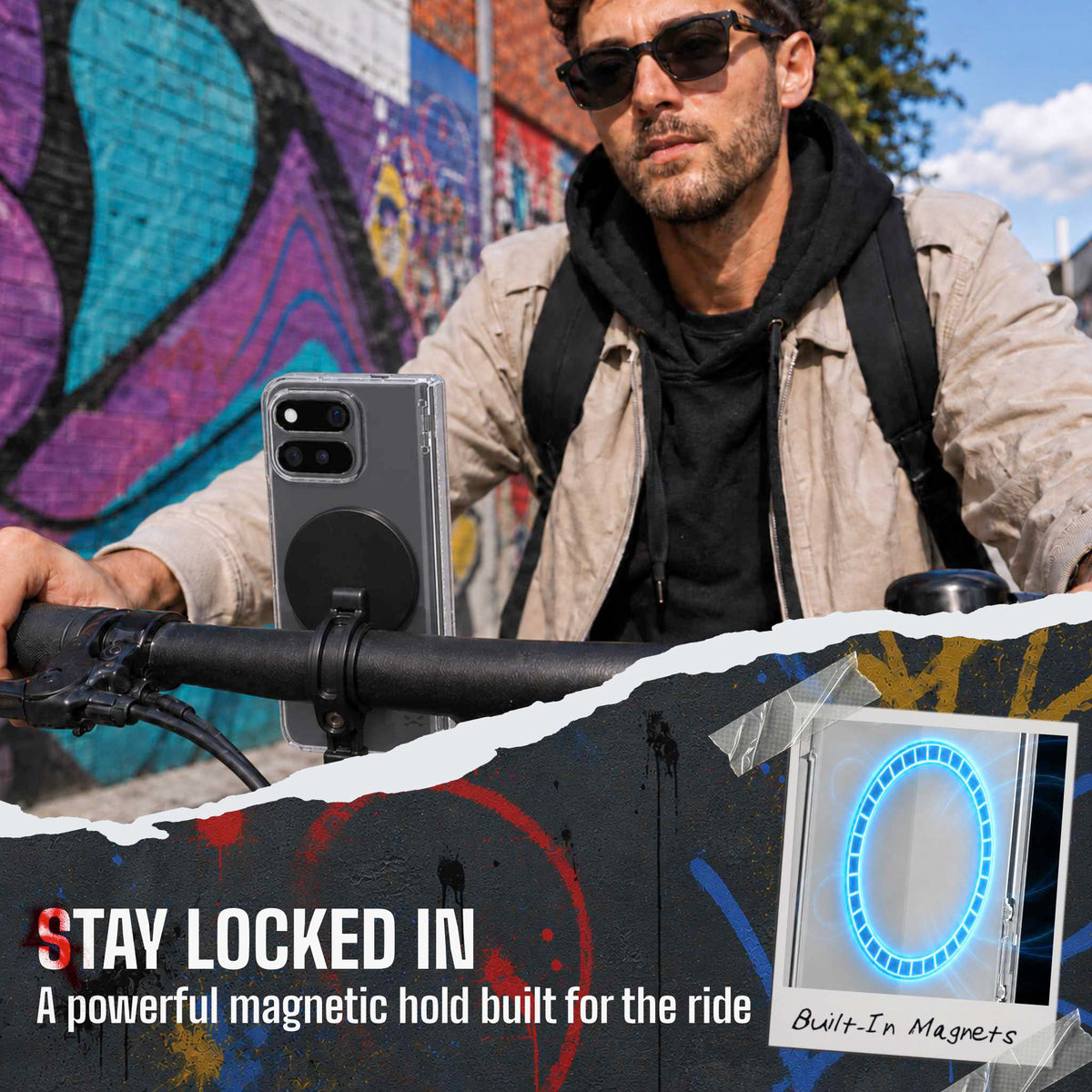 Pixel 11 Pro Fold Case Clear MagSafe Hinge Cover Black