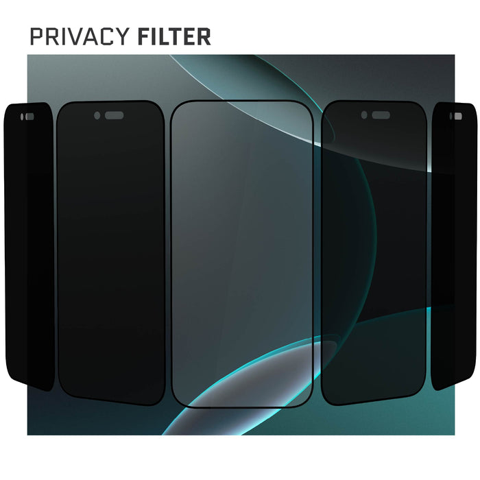 iPhone 17 Pro Screen Protector Tempered Glass 2-Pack Easy Installation Kit Privacy