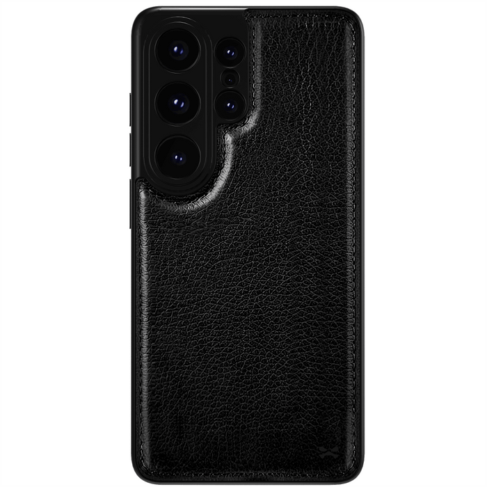 Samsung Galaxy S26 Ultra Leather Case Black with MagSafe Magnetic 