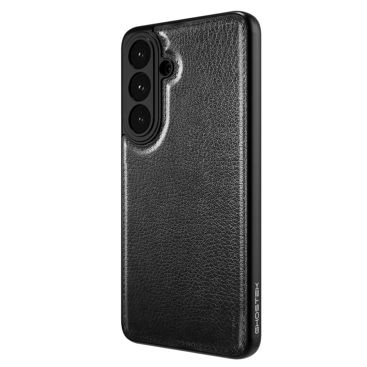 Galaxy S26 Plus Leather Case Black with MagSafe Magnetic 
