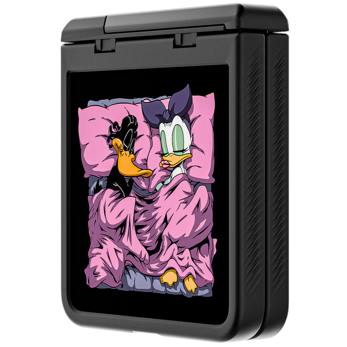 Galaxy Z Flip 7 Sleeping Together Plastic Edition by RX Strip Artist Artwork Protective Phone Case Limited Edition Collab Cover