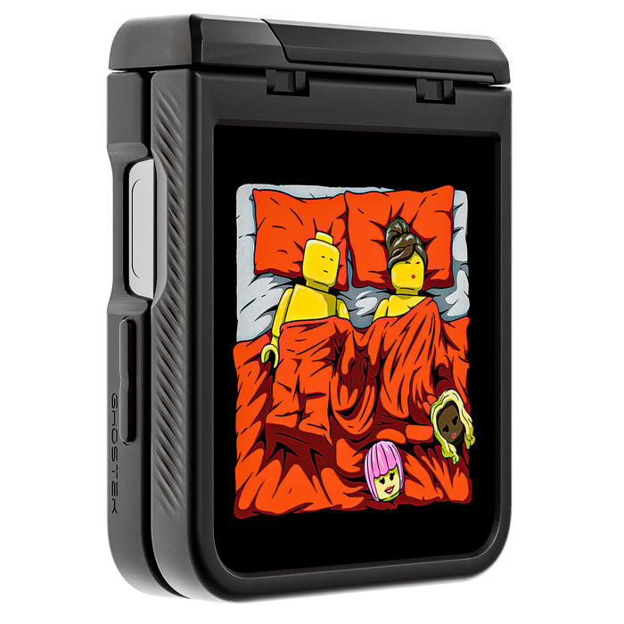 Galaxy Z Flip 6 Sleeping Together Brick Edition by RX Strip Artist Artwork Protective Phone Case Limited Edition Collab Cover