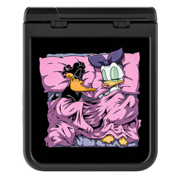 Galaxy Z Flip 6 Sleeping Together Plastic Edition by RX Strip Artist Artwork Protective Phone Case Limited Edition Collab Cover