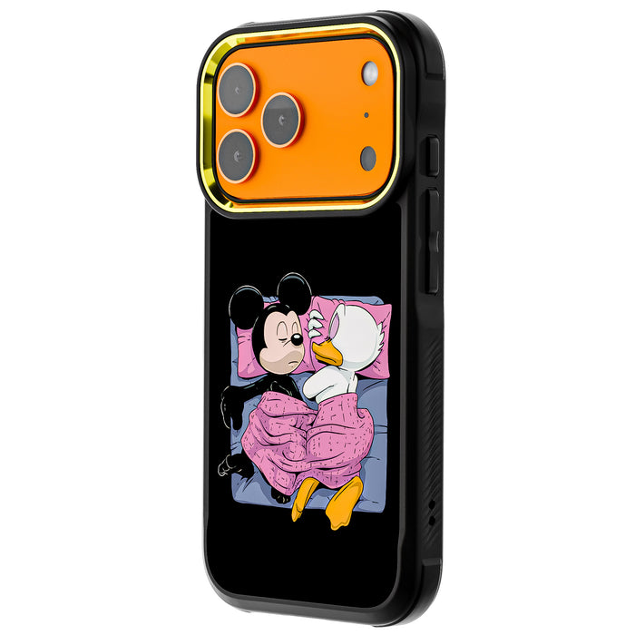iPhone 17 Pro Sleeping Together by RX Strip Artist Artwork Protective Phone Case Limited Edition Collab Cover