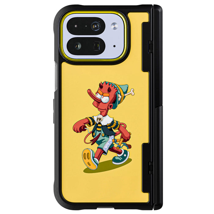 Pixel 10 Pro Fold BAROCCHIO DEVIL by Dhani Barragán Artist Artwork Protective Phone Case Limited Edition Collab Cover